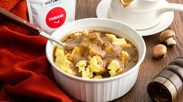 Recipe for mashed potatoes & mushroom gravy with Watson's Yumami seasoning