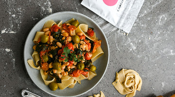 Watson's Pappardelle with Blistered Tomatoes & Beans Receipe